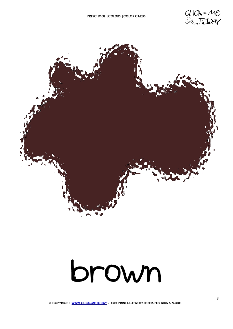 COLOR CARD - BROWN
